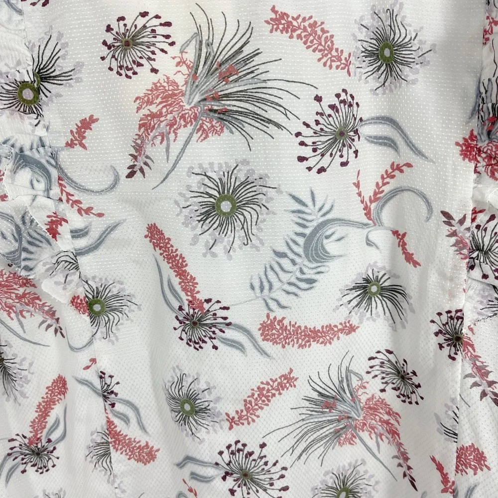 Magali Pascal Anthropologie Wildflower Ruffled Blouse Large